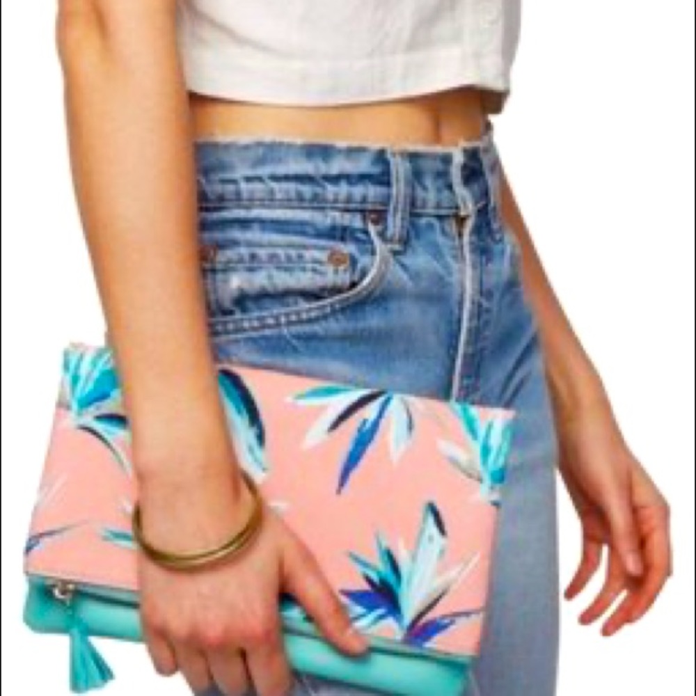 Rachel Pally Reversible Clutch New